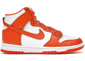 ナイキ ダンク ハイ シラキュース 白色 ホワイト 橙 オレンジ ダンクハイ WOMEN'S スニーカー レディース NIKE DUNK HIGH SYRACUSE (2021) (WOMEN'S) / WHITE ORANGE BLAZE