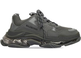 バレンシアガ 灰色 グレー WOMEN'S スニーカー レディース BALENCIAGA TRIPLE S CLEAR SOLE GREY (WOMEN'S) /