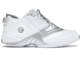 リーボック 白色 ホワイト 銀色 シルバー スニーカー メンズ REEBOK ANSWER 5 WHITE SILVER (2019) / WHITE MATTE SILVER
