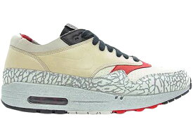 ナイキ マックス プレミアム エレファント 灰色 グレー 赤 レッド エアマックス スニーカー メンズ NIKE AIR MAX 1 NL PREMIUM ELEPHANT PRINT NEUTRAL GREY VARSITY RED (2005) / ELEPHANT PRINT NEUTRAL GREY