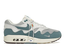 ナイキ マックス アクア 銀色 シルバー ピュア エアマックス スニーカー メンズ 【 NIKE AIR MAX 1 PATTA WAVES NOISE AQUA (WITH BRACELET) / METALLIC SILVER NOISE AQUA PURE 】