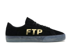 ラカイ 黒色 ブラック ゴールド スエード スウェード スニーカー メンズ 【 LAKAI NEWPORT FTP / BLACK GOLD SUEDE 】