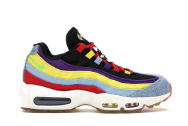 ナイキ マックス 青色 ブルー 黄色 イエロー エアマックス スニーカー メンズ 【 NIKE AIR MAX 95 SP MULTICOLOR / PSYCHIC BLUE CHROME YELLOW 】