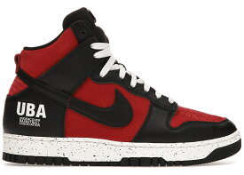 ナイキ ダンク ハイ アンダーカバー 赤 レッド 黒色 ブラック ダンクハイ スニーカー メンズ NIKE DUNK HIGH 1985 UNDERCOVER UBA / UNIVERSITY RED BLACK