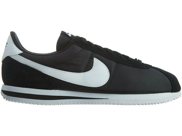 楽天市場 ナイキ Nike コルテッツ ナイロン 黒色 ブラック スニーカー Cortez Basic Nylon Black Whitemetallic Silver スニケス