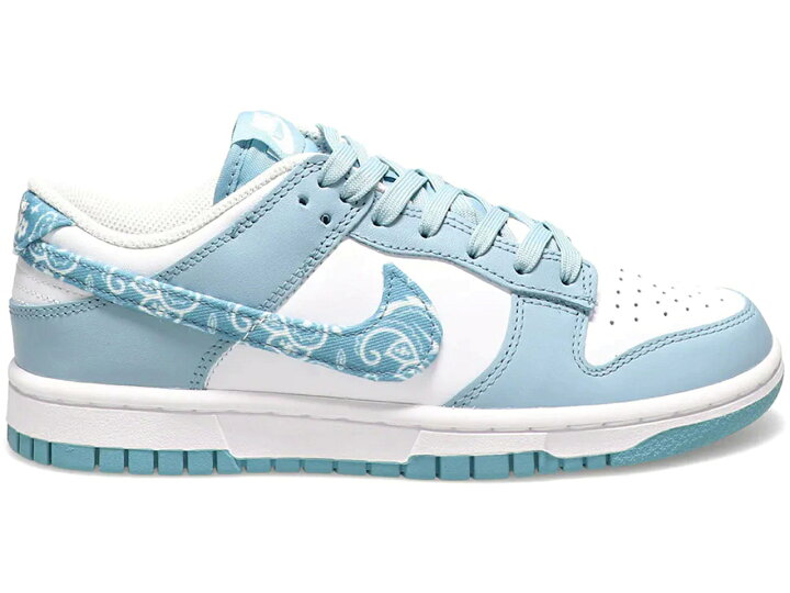 楽天市場 ナイキ Nike ダンク 青色 ブルー ダンクロー レディース スニーカー Essential Paisley Pack Worn Blue Womens White Bluewhite スニケス