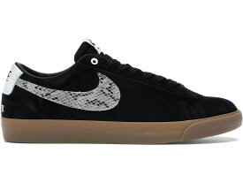 ナイキ エスビー ブレイザー 黒色 ブラック 茶色 ブラウン スニーカー メンズ 【 NIKE SB BLAZER LOW WACKO MARIA / BLACK SAIL GUM MEDIUM BROWN 】