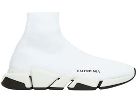 バレンシアガ スピード 白色 ホワイト 黒色 ブラック 2.0 WOMEN'S スニーカー レディース 【 BALENCIAGA SPEED WHITE BLACK (WOMEN'S) / WHITE BLACK 】