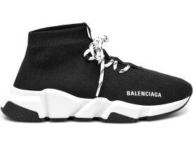 バレンシアガ スピード 黒色 ブラック 白色 ホワイト WOMEN'S スニーカー レディース 【 BALENCIAGA SPEED LACE UP BLACK WHITE (WOMEN'S) / 】