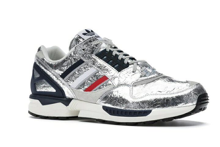 アディダス ADIDAS スニーカー 【 ZX 9000 CONCEPTS SILVER METALLIC CHALK WHITE COLLEGIATE NAVY 】 スニケス アディダス ADIDAS アディダス ゴールド コア 黒色 ブラック 白色 ホワイト SENSE.1