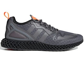 アディダス 灰色 グレー 橙 オレンジ コア 黒色 ブラック スニーカー メンズ 【 ADIDAS ZX 2K 4D GREY FOUR SOLAR ORANGE / GREY FOUR CORE BLACK SOLAR 】