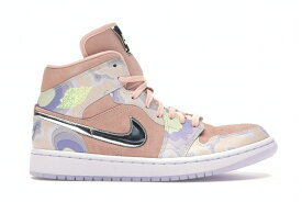 ナイキ ジョーダン ミッド WOMEN'S スニーカー レディース 【 JORDAN 1 MID SE P(HER)SPECTIVE (WOMEN'S) / WASHED CORAL CHROME LIGHT 】