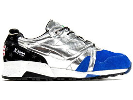 ディアドラ リオ オリンピック 銀色 シルバー 青色 ブルー スニーカー メンズ 【 DIADORA N9000 SOCIAL STATUS RIO OLYMPIC MEDALS SILVER / SILVER BLUE 】