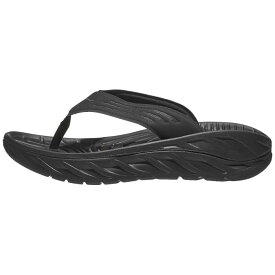 Hoka 【 Ora Recovery Flip Men Black/Gray 】 スポーツ アウトドア ランニング マラソン シューズ メンズシューズ メンズ 黒色 ブラック gray 灰色・グレー・グレイ