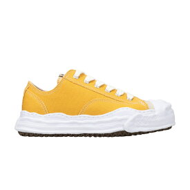 メゾン ミハラヤスヒロ 黄色 イエロー 'YELLOW' スニーカー メンズ MAISON MIHARA YASUHIRO MAISON MIHARA YASUHIRO HANK OG SOLE CANVAS LOW / YELLOW