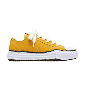 メゾン ミハラヤスヒロ 黄色 イエロー 'YELLOW' スニーカー メンズ MAISON MIHARA YASUHIRO MAISON MIHARA YASUHIRO PETERSON OG SOLE CANVAS LOW / YELLOW