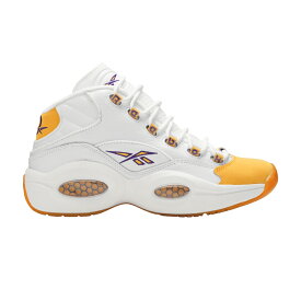リーボック クエスチョン ミッド 白色 ホワイト 黄色 イエロー クエスチョンミッド 'YELLOW TOE' スニーカー メンズ REEBOK QUESTION MID / WHITE YELLOW ULTRAVIOLET