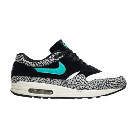 ナイキ マックス プレミアム 黒色 ブラック 翡翠 ジェード 白色 ホワイト エアマックス 'ELEPHANT' スニーカー メンズ NIKE ATMOS X AIR MAX 1 PREMIUM / BLACK CLEAR JADE WHITE