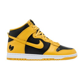ナイキ ダンク ハイ プレミアム 黒色 ブラック 白色 ホワイト ダンクハイ スニーカー メンズ NIKE WU-TANG X DUNK HIGH RETRO PREMIUM 2024 / BLACK POLLEN WHITE