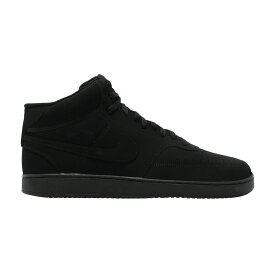 ナイキ コート ミッド 黒色 ブラック 'TRIPLE BLACK' スニーカー メンズ NIKE COURT VISION MID / BLACK BLACK BLACK