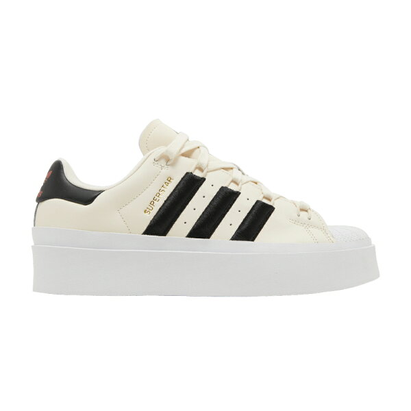 アディダス スーパースター 白色 ホワイト コア 黒色 ブラック ゴールド 'WONDER BLACK' スニーカー レディース ADIDAS WMNS SUPERSTAR BONEGA WHITE / WONDER WHITE CORE BLACK GOLD