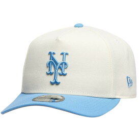 【★スーパーSALE★3/11深夜2時迄】ニューエラ New Era 【 Mets 9Forty A-Frame Cap Adult Silver/Carolina 】 メッツ キャップ 帽子 バッグ 小物 ブランド雑貨 帽子 メンズ帽子 キャップ ユニセックス Silver 銀色・シルバー カロライナ