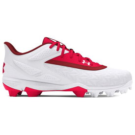 アンダーアーマー Under Armour 【 Leadoff Low Rm 3.0 Men's White/Red/Red 】 メンズ 白色 ホワイト Red 赤・レッド