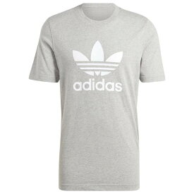 アディダス Adidas 【 Originals Big Trefoil S/S T-Shirt - Men's Men's White/Grey 】 オリジナルス トレフォイル 半袖 Tシャツ Tシャツ メンズ メンズ 白色 ホワイト 灰色 グレー