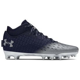 アンダーアーマー Under Armour 【 Spotlight Clone 4.0 Mc - Men's Men's Midnight Navy/Metallic Silver/Metallic Silver 】 メンズ メンズ 紺色 ネイビー Silver 銀色・シルバー