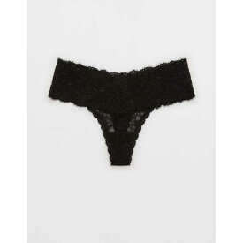 American Eagle Aerie 【 Show Off Eyelash Lace Thong Underwear Women 】 アンダーウェア 下着 インナー 下着 ナイトウェア レディース インナー 下着 ランジェリー ショーツ Tバック Gストリング レディース