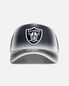 ニューエラ New Era 【 Las Vegas Raiders 'Gradient Edge Reverse' 9FORTY A-Frame Snapback Black/White 】 ラスベガス・レイダース Snapback スナップバック バッグ 黒色 ブラック 白色 ホワイト