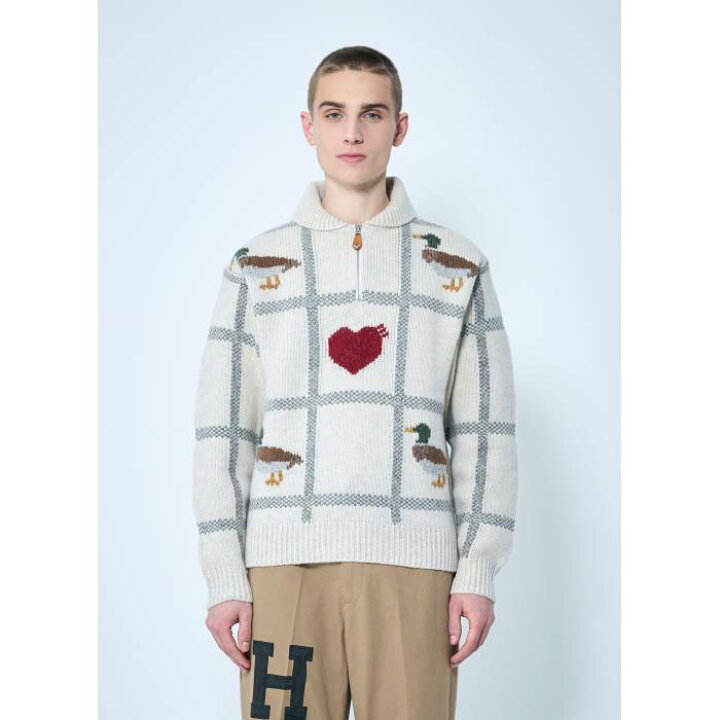楽天市場】ヒューマンメイド Human Made 【 Animal Half-Zip Sweater 