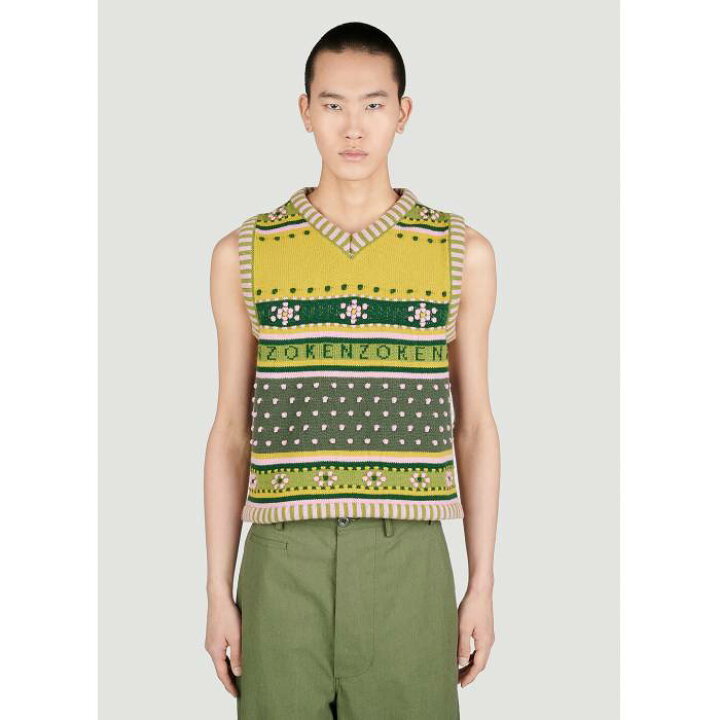 楽天市場】ケンゾー Kenzo 【 Fairisle Knit Jumper Vest Men Grn 