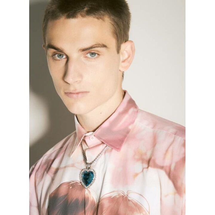 楽天市場】ヴェトモン Vetements 【 Crystal Heart Necklace Men Blu 