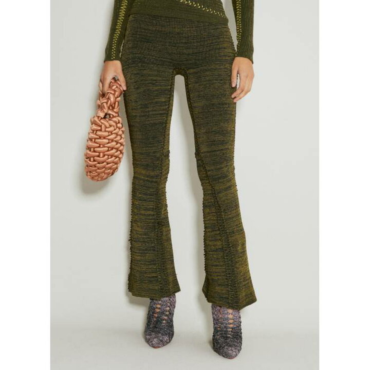 楽天市場】Isa Boulder 【 Tent Flared Knit Pants Women 】 ニット 