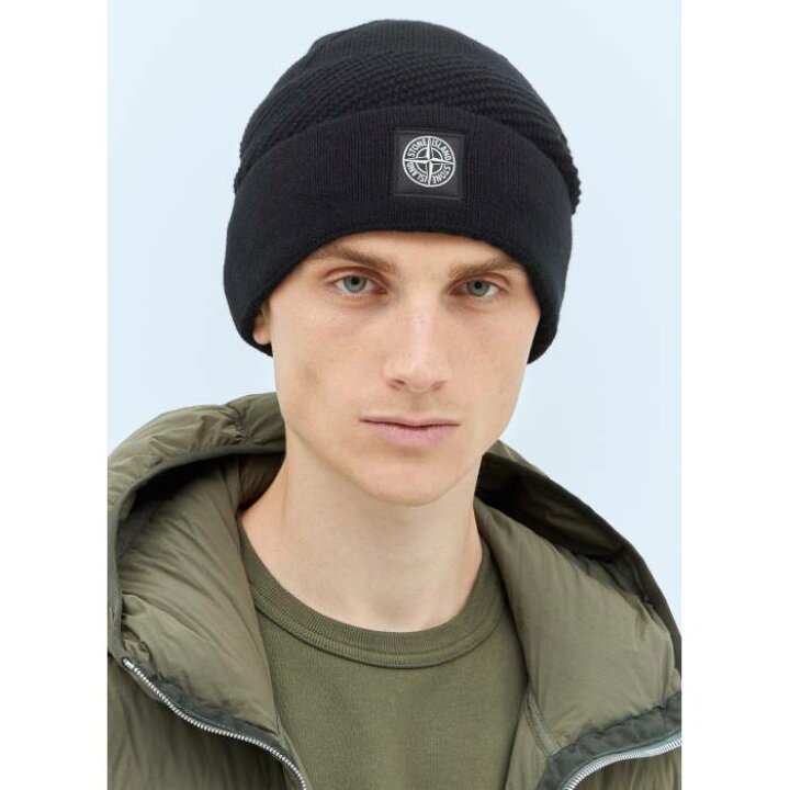 楽天市場】ストーンアイランド Stone Island 【 Logo Patch Beanie Hat 