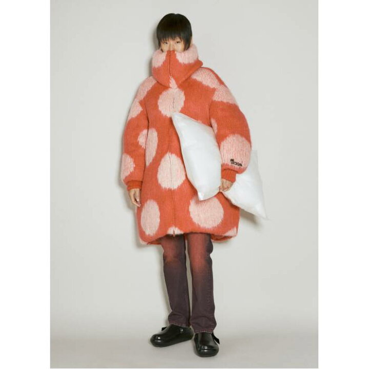 楽天市場】マルニ Marni 【 Oversized Long Polka Dot Down Coat Women 
