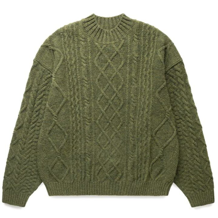 楽天市場】Kapital 【 5G Wool Cable Knit Elbow-Catpital Sweater 