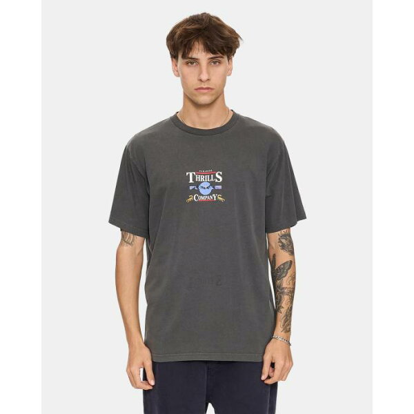 【★スーパーSALE★9/11深夜2時迄】Thrills 【 Mens Touch The Sky T-Shirt Mens Merch Black 】 メンズ タッチ スカイ Tシャツ メンズ 黒色 ブラック