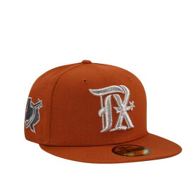 ニューエラ New Era 【 Texas Rangers Rusty Silver City Connect Edition 59Fifty Fitted Hat Men Orange 】 テキサス レンジャース Silver 銀色・シルバー シティ バッグ 小物 ブランド雑貨 帽子 メンズ帽子 キャップ