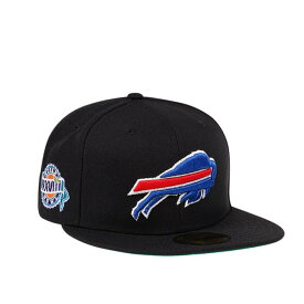 ニューエラ New Era 【 Buffalo Bills Super Bowl Xxviii Throwback Edition 59Fifty Fitted Hat Men Black 】 バッファロー ビルズ バッグ 小物 ブランド雑貨 帽子 メンズ帽子 キャップ メンズ 黒色 ブラック