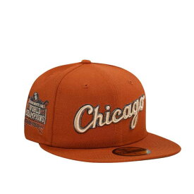 ニューエラ New Era 【 Chicago White Sox World Champions 2005 Rusty Copper Edition 59Fifty Fitted Hat Men Orange 】 シカゴ 白色 ホワイト 銅色 コッパー バッグ 小物 ブランド雑貨 帽子 メンズ帽子 キャップ メンズ o