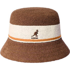 カンゴール Kangol 【 Bermuda Stripe Bucket Mahogany Unisex 】 Stripe ストライプ バッグ 小物 ブランド雑貨 帽子 メンズ帽子 ハット ユニセックス