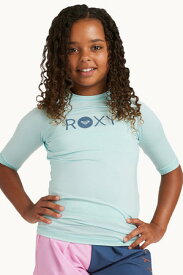 【Roxy】Girls Essential Short Sleeve Suntop