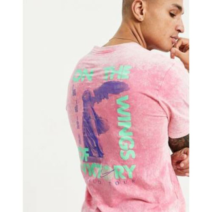 楽天市場 ナイキ Nike Tシャツ ピンク メンズ Pink Nike Music Tour Washed Tshirt In スニケス
