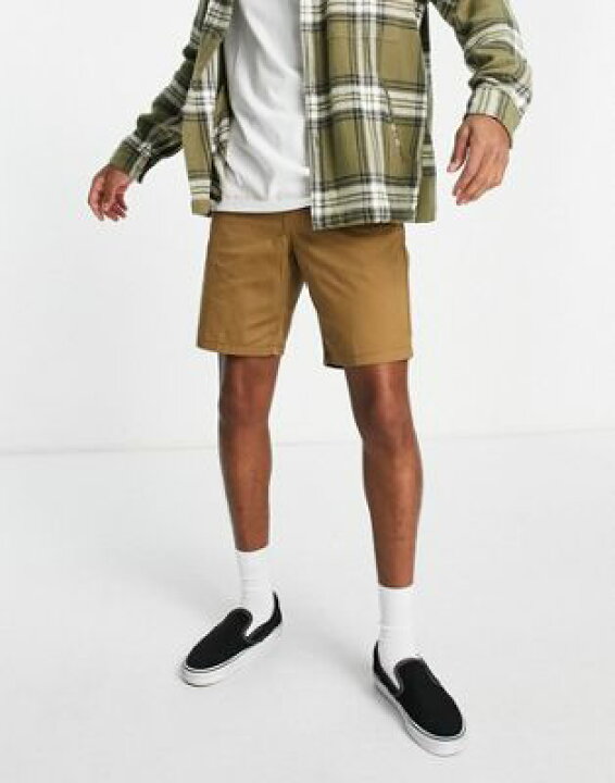 楽天市場 ヴァンズ Vans バンズ オーセンティック チノ ショーツ ハーフパンツ スニーカー メンズ Vans Authentic Stretch In Tan スニケス
