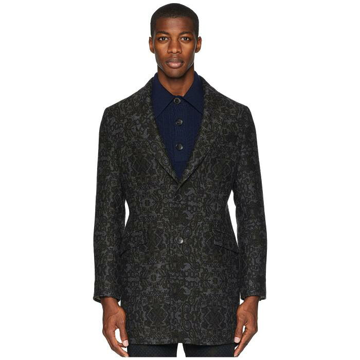 海外限定 コート メンズファッション Etro Brocade Overcoat 送料無料 スニーカーケース Acefa Cm