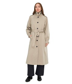 アヴェックレフィー Avec Les Filles 【 Funnel Neck Maxi Trench 】 Sage
