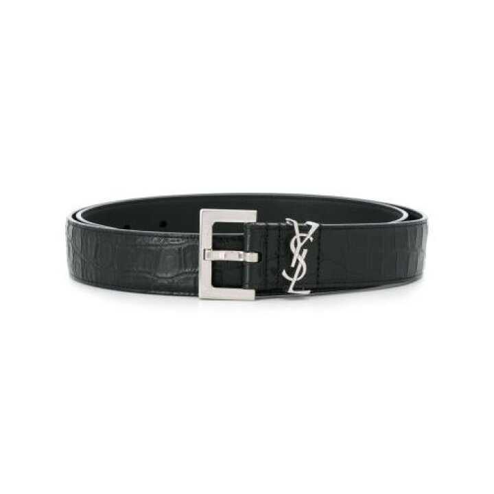 楽天市場 サンローラン クロコエンボス ベルト メンズ Saint Laurent スニケス