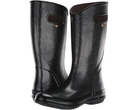 ボグス ブーツ 黒色 ブラック レディース 【 BOGS RAIN BOOT GLITTER / BLACK 】